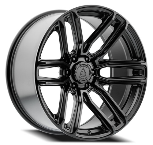 22" Arena Supreme 22x9.5 6x5.5 20mm Satin Black Wheel For Chevy GMC Ram Cadillac