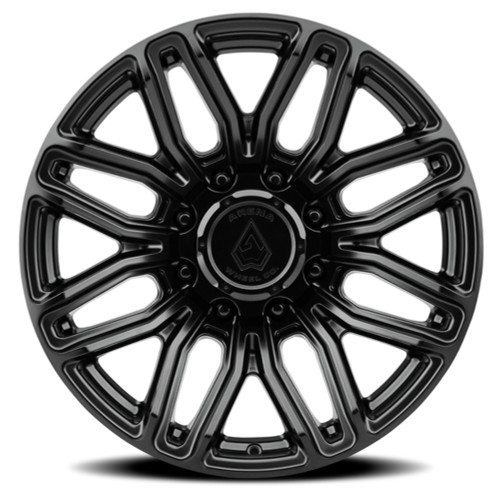 20" Arena Supreme 20x9 8x6.5 0mm Satin Black Wheel For Chevy GMC Ram Ford Rim