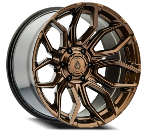 Set 4 22" Arena Cobra 22x10 5x5 15mm Smoked Bronze Tint Clear Wheels Truck Rims
