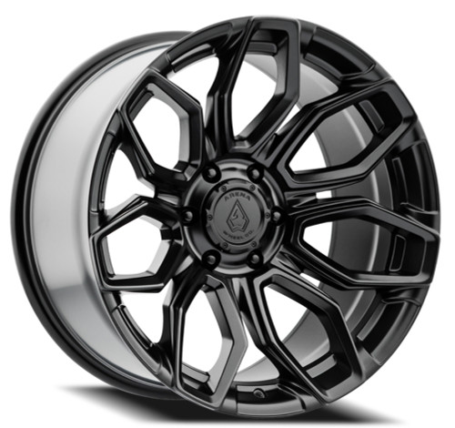 22" Arena Cobra 22x10 6x135 15mm Satin Black Wheel For Ford Lincoln Truck Rim