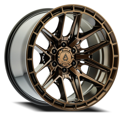 Set 4 17" Arena Battle 17x9 6x5.5 1mm Wheels Smoked Bronze Tint Clear Truck Rims