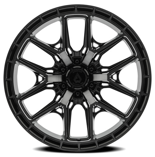 20" Arena Battle 20x10 6x135 -18mm Glossy Black Machined DDT Face & Lip Wheel