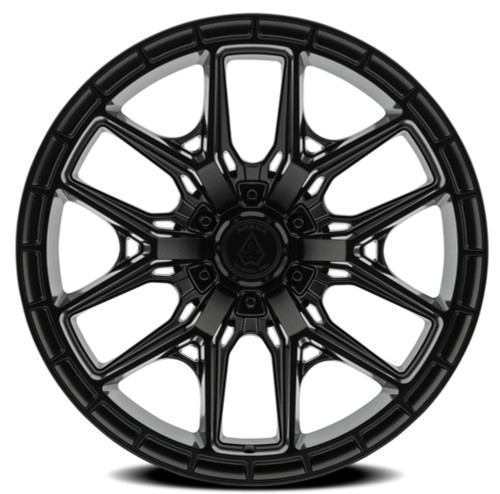 22" Arena Battle 22x10 6x5.5 -18mm Satin Black Wheel For Chevy GMC Ram Cadillac