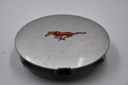 Ford Silver W/ Red Logo Wheel Center Cap Hub Cap F4ZC-1A096-CB 6.75" OEM Ford Mustang