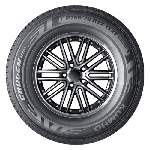 235/75R17 Kumho Tires Crugen HT51 Radial Tire 2357517 Standard Touring 109T