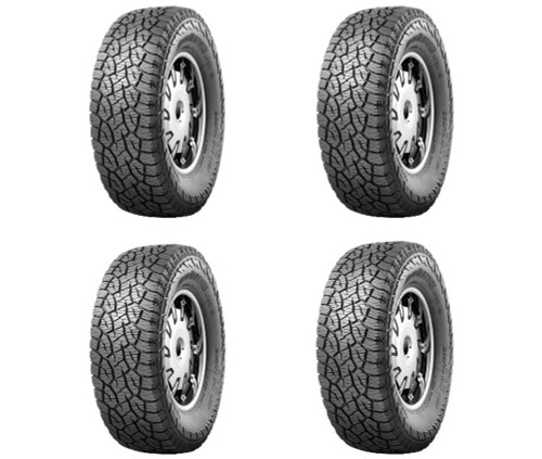 Set 4 33X12.50R20/12 Kumho Tires Road Venture AT52 Radial Tires 33125020 All Terrain 119Q