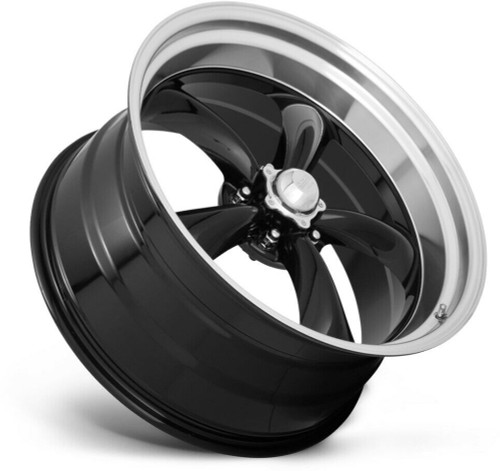 American Racing Vintage VN315 Torq Thrust II 1 Pc 22x11 5x5.0 Black Wheel 22"