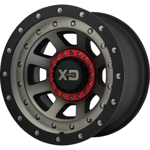 XD XD137 Fmj 20x12 8x170 Satin Black Dark Tint Wheel 20" -44mm Rim