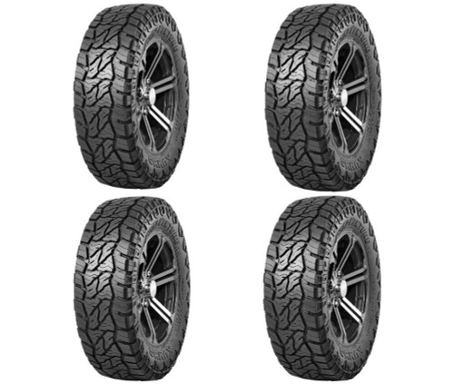 Set 4 LT35X12.50R17/10 Kumho Tires Road Venture RT51 Radial Tires 35125017 Rugged Terrain 121R