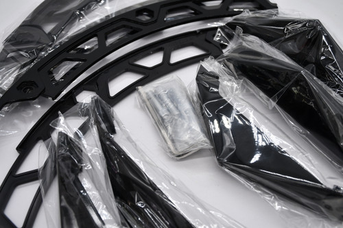 Grid Off-Road Gloss Black Wheel Insert B GRW4A22120BIN Fits GD04 22x12