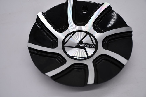Azara AZA-519 Wheel Center Cap Gloss Black Black Machined 20" 22" 24" 26" 28" 30