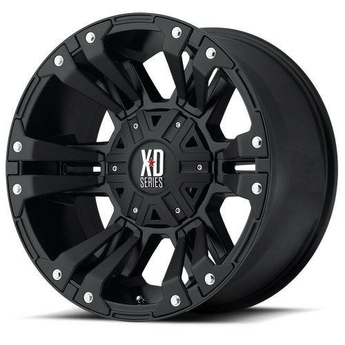 XD XD822 Monster II 20x10 5x5.5 5x150 Matte Black Wheel 20" -24mm Rim