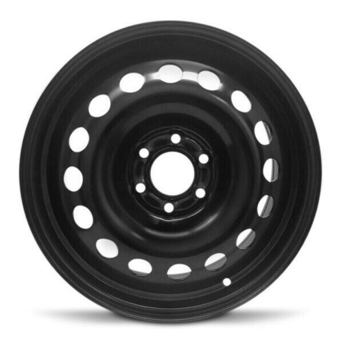 Set 4 17" Road Ready 560-08037 Black 17x6.5 Fits 2006-2007 17x6.5 Saturn Relay Steel Wheel / Rim 6x115