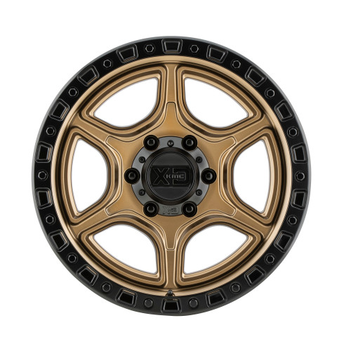 XD XD139 Portal 18x8.5 6x5.5 Satin Bronze Satin Black Lip Wheel 18" 0mm Rim