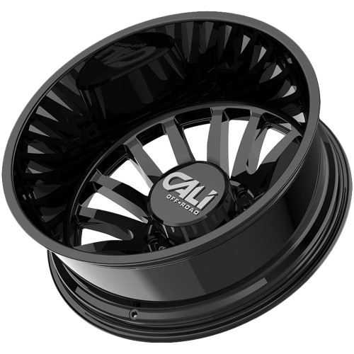 22" Cali Off-Road Summit Dually Gloss Black 22x8.25 Wheel 8x6.5 -192mm Rear Rim