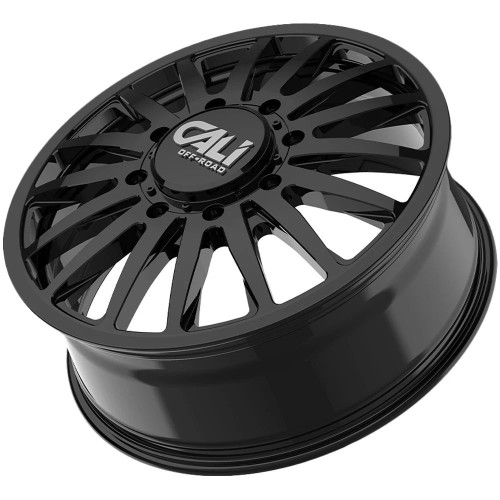 22" Cali Off-Road Summit Dually Gloss Black 22x8.25 Wheel 8x6.5 115mm Front Rim