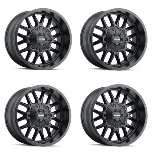 Set 4 20" Mayhem Cogent Matte Black 20x9 Wheels 8x6.5 0mm Offroad Truck Rims