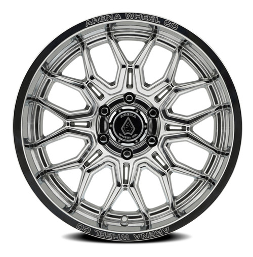 20" Arena Violator Milled & Polished 20x10 Wheel 6x5.5 -18mm A117200084N01817