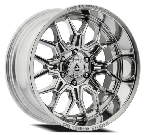 Set 4 20" Arena Violator Milled & Polished 20x10 Wheels 5x5 -18mm Truck Rims