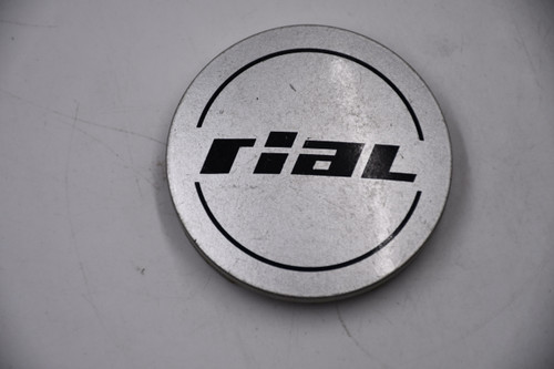 Rial Silver/ Black logo Wheel Center Cap Hub Cap (RIA)N32 2.5" Snap in