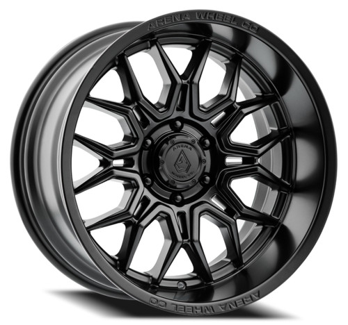 20" Arena Violator Satin Black 20x10 Wheel 6x5.5 -18mm SUV Rim A117200084N01801