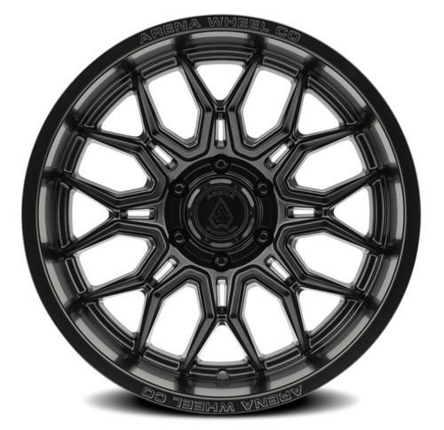 20" Arena Violator Satin Black 20x10 Wheel 5x5 -18mm Truck Rim A117200075N01801