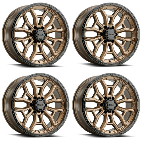 Set 4 20" Ultra 126BZ Warmonger 6 Bright Bronze Black Lip 20x10 6x5.5 -25mm Rims Set 4 20" Ultra 126BZ Warmonger 6 Bright Bronze Black Lip 20x10 6x5.5 -25mm Rims