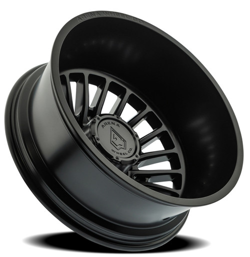 20" Arena Dually Thunder Rear Satin Black 20x8.25 Wheel 10x225 -202mm Rim