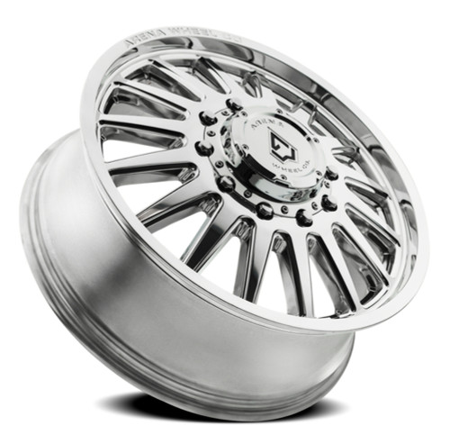 20" Arena Dually Rival Front Milled Polished 20x8.25 Wheel 10x225 105mm Rim