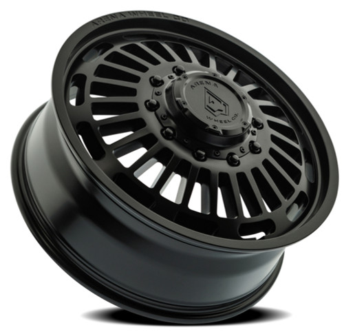 22" Arena Dually Tactic Front Satin Black 22x8.25 Wheel 10x225 105mm Rim