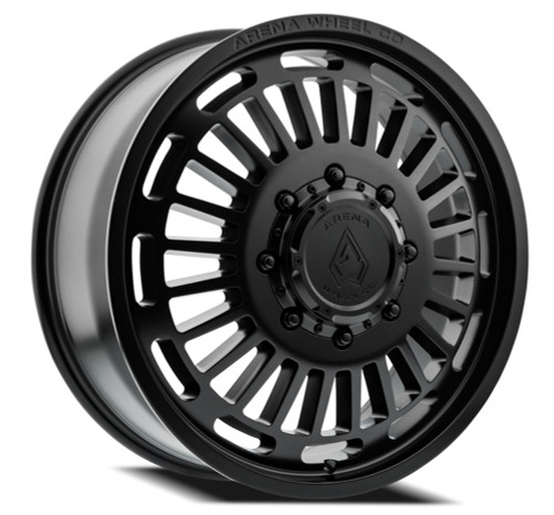 22" Arena Dually Tactic Front Satin Black 22x8.25 Wheel 8x210 105mm Rim