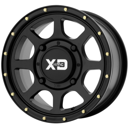 XD Powersports XS134 Addict 2 15x6 4x110 Satin Black Wheel 15" 38mm Rim