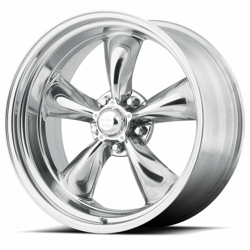 American Racing Vintage VN515 Torq Thrust II 22x9 5x5.0 Polished Wheel 22" 15mm