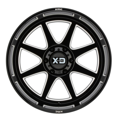 XD XD844 Pike 20x9 6x4.5 Gloss Black Milled Wheel 20" 18mm Rim