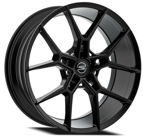 Set 4 20" Select Alpine Satin Black 20x10.5 Wheels 5x4.5 (5x114.3) 38mm Rims