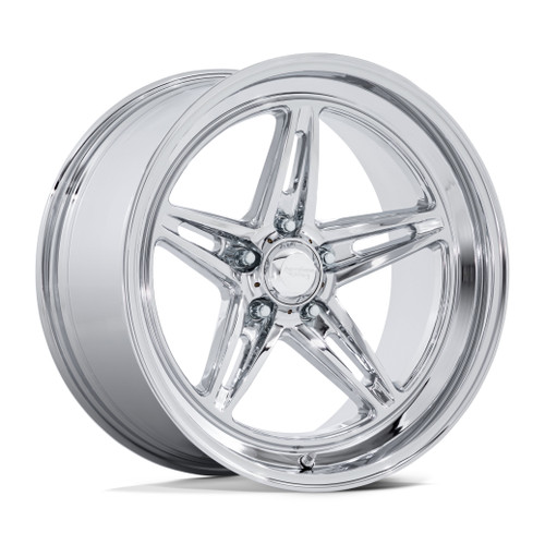 Set 4 18" American Racing Vintage VN514 Groove Chrome 18x8 Wheels 5x4.75 0mm Rim