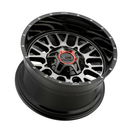 XD XD842 Snare 20x9 8x180 Gloss Black Gray Tint Wheel 20" 18mm Rim