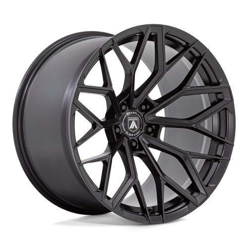 Set 4 22" Asanti Black AB039 Mogul 5 Satin Black 22x9 Wheels 5x120 27mm Rims