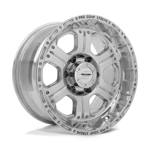 Set 4 Pro Comp PA89 Kore 17x8 6x5.5 Polished Wheels 17" 0mm Rims For Chevy GMC