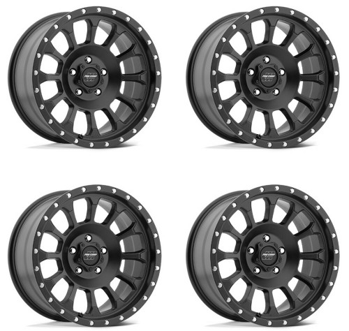 Set 4 20" Pro Comp PA34 Rockwell Satin Black 20x9 Wheels 6x135 Rims 0mm For Ford Set 4 20" Pro Comp PA34 Rockwell Satin Black 20x9 Wheels 6x135 Rims 0mm For Ford