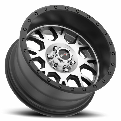 15" Vision ATV GV8 Black Machined Face Wheel 15x6 4x156 Rim 38mm