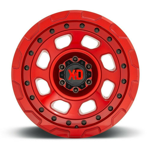 XD XD861 Storm 20x10 5x5 Candy Red Wheel 20" -18mm Lifted For Jeep Truck Rim