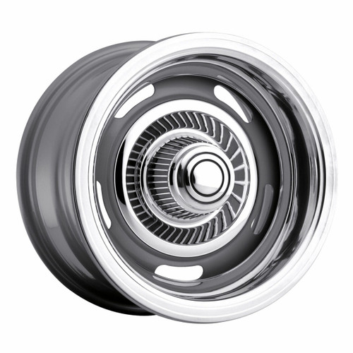 Set 4 15" Vision 55 Rally Silver 15x10 Wheels 6x5.5 (6x139.7) -32mm Rims