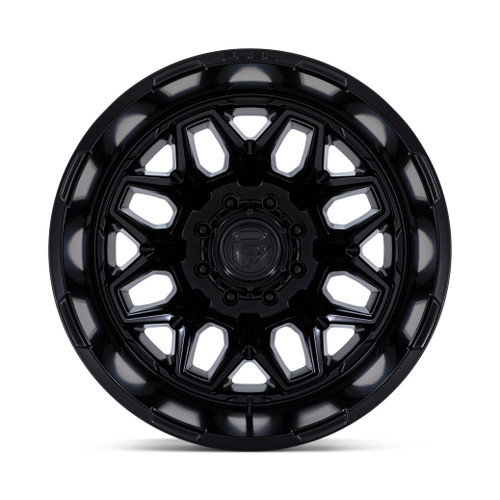 22" Fuel 1PC D871 Flux Dually Blackout 22x8.25 Wheel 8x210 -227mm Rear Rim