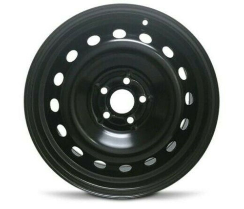 Set 4 16" Road Ready Black 16x6.5 5x100 Fits 1995-2005 Volkswagen Jetta Steel Rims