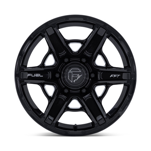 20" Fuel FC892 Gambit Gloss Black 20x9 Wheel 6x5.5 1mm Truck Rim FC892BX20906801