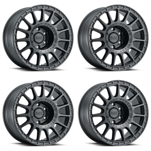 Set 4 Black Rhino Sandstorm 15x7 5x4.5 Black Machined Tint Ring Wheels 15" 15mm