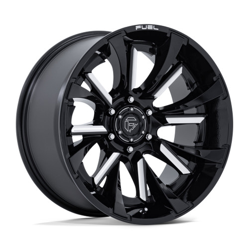 20" Fuel FC895 Tantrum Gloss Black Milled 20x9 Wheel 8x170 1mm For Ford Rim
