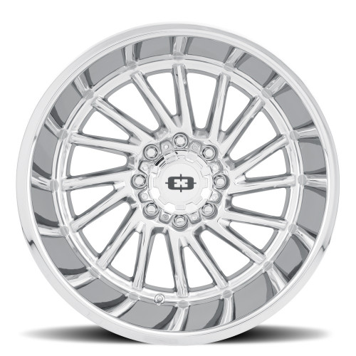 20" Vision 306 Rapier Chrome 20x12 Wheel 5x5.5 (5x139.7) -51mm Offroad Truck Rim