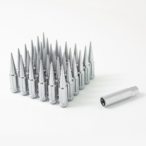 Gorilla Spike Lug Nut Kit 9/16 Chrome 32 Lugs and One 1378SPK-KEY
